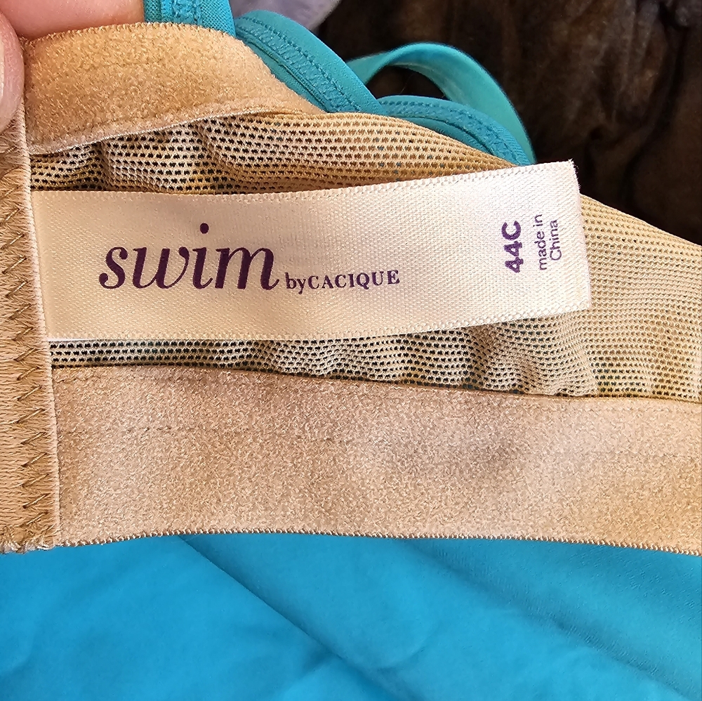 Cacique bra style takini top 44C - Picture 2 of 5